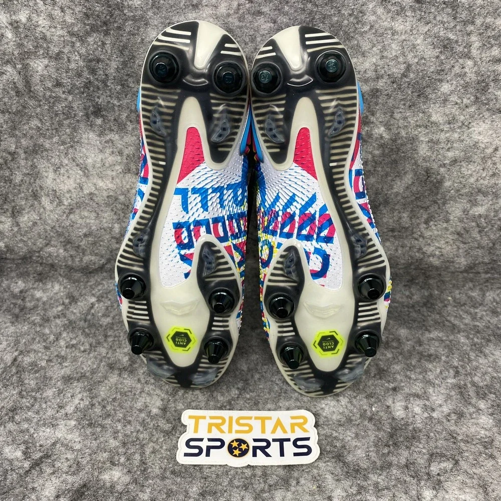 Nike Phantom GT Elite 3D SG Pro Soccer Cleat Mens 4 White Blue DJ0941-468 Bosnia